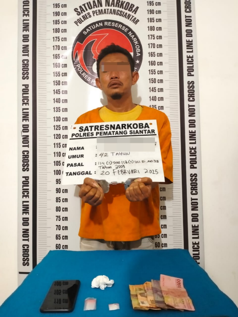 Polres Pematangsiantar Tangkap Seorang Warga Jalan Singosari, Diduga Edarkan Sabu