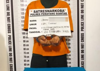 Polres Pematangsiantar Ciduk Pemuda Asal Tojai Lama Pemilik 0,43 Gram Sabu