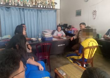 Bhabinkamtibmas Polsek Siantar Timur Berikan Bimbingan untuk Siswa SMA yang Berkelahi