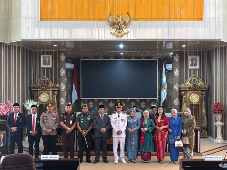 Rapat Paripurna Istimewa, Bupati Way Kanan Periode 2025–2030 Sampaikan Pidato Sambutan