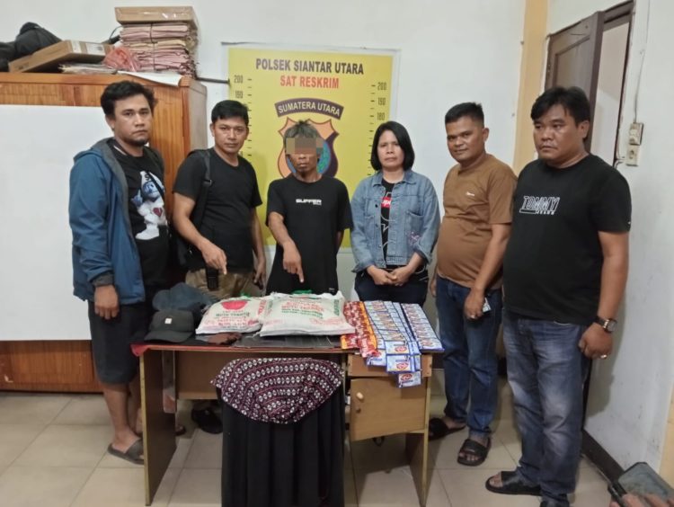 Terekam CCTV, Pelaku Pencurian Barang Dari Toko Berhasil Ditangkap Polsek Siantar Utara