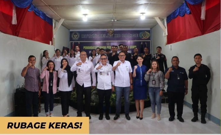 Rutan Kelas IIB Balige Dan BRI Tandatangani MoU Pengalihan Pembayaran Gaji Dan Remuneras