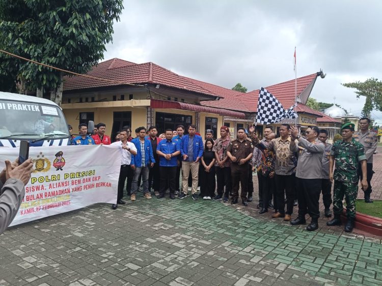Jelang Ramadhan, Kapolres Simalungun Gelar Baksos Polri Presisi Bersama Mahasiswa