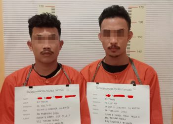 Sat Narkoba Polres Tapteng Gercep Ringkus 2 Pria Pengedar Ekstasi