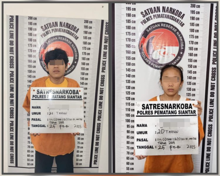 Polres Pematangsiantar Ringkus Sepasang Kekasih Saat Bawa Sabu di Jalan Handayani Polres Pematangsiantar Ringkus Sepasang Kekasih Saat Bawa Sabu di Jalan Handayani