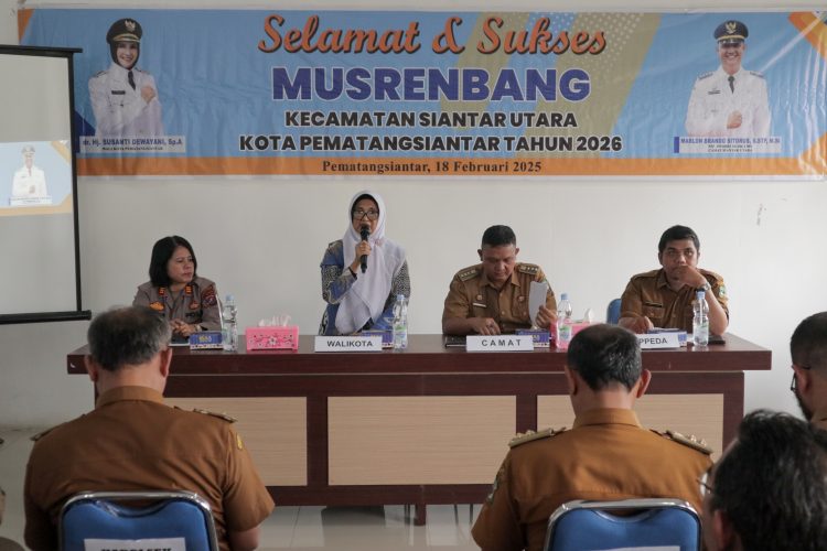 Wali Kota Pematangsiantar dr Susanti Dewayani Membuka Musrenbang RKPD Tingkat Kecamatan Siantar Utara Tahun 2026