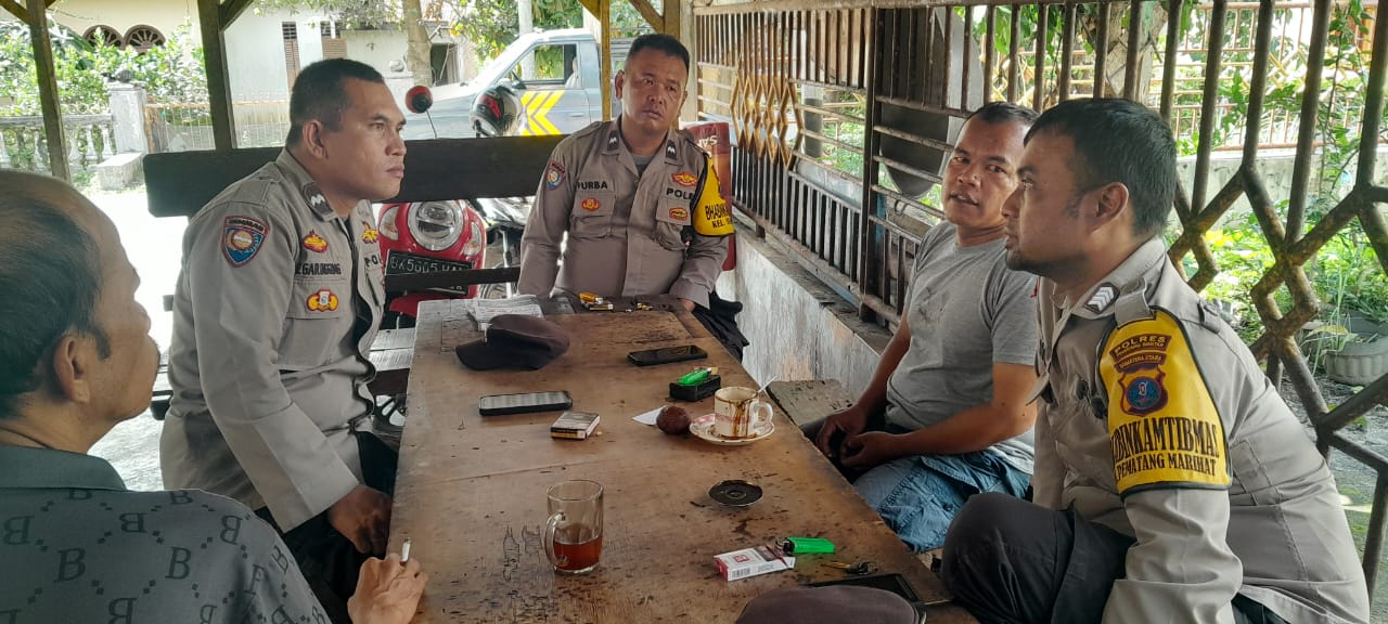 Bhabinkamtibmas Polsek Siantar Marihat Respon Pengaduan Warga Binaan