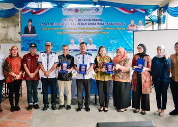 Sinergitas SMSI, ATRestorasi, dan Dinkes Medan Inisiasi Pemeriksaan Kesehatan Gratis Hingga Baksos