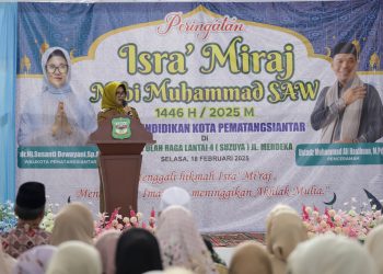 Wali Kota dr Susanti Hadiri Isra' Mi'raj Nabi Muhammad SAW 1446 H/2025 M Dinas Pendidikan Kota Pematangsiantar