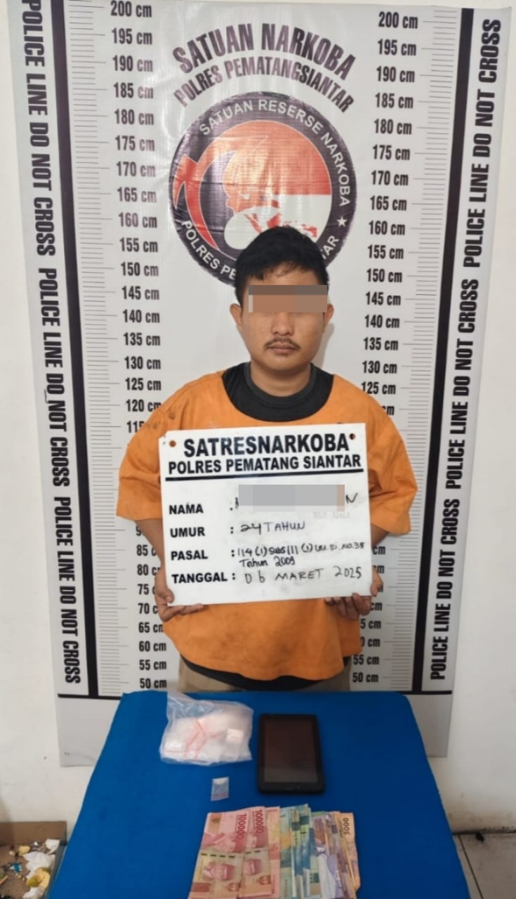 Polres Pematangsiantar Tangkap Pemilik Sabu Gang Jespam
