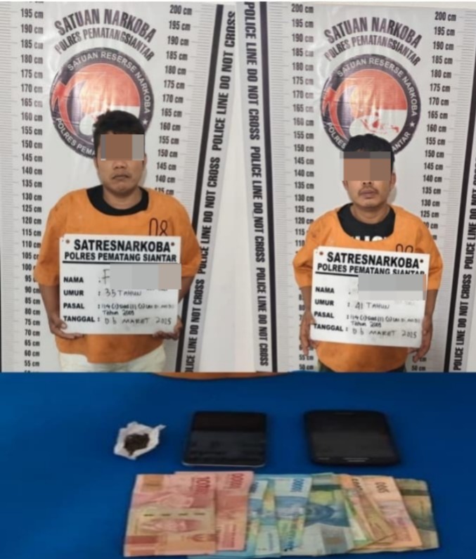 Polres Pematangsiantar Gagalkan Peredaran Narkoba Di Jalan Nagur