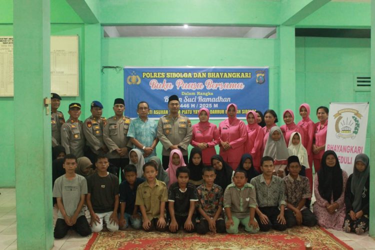 Bulan Ramadhan, Polres Sibolga Dan Bhayangkari Buka Bersama Dengan Anak Panti Asuhan
