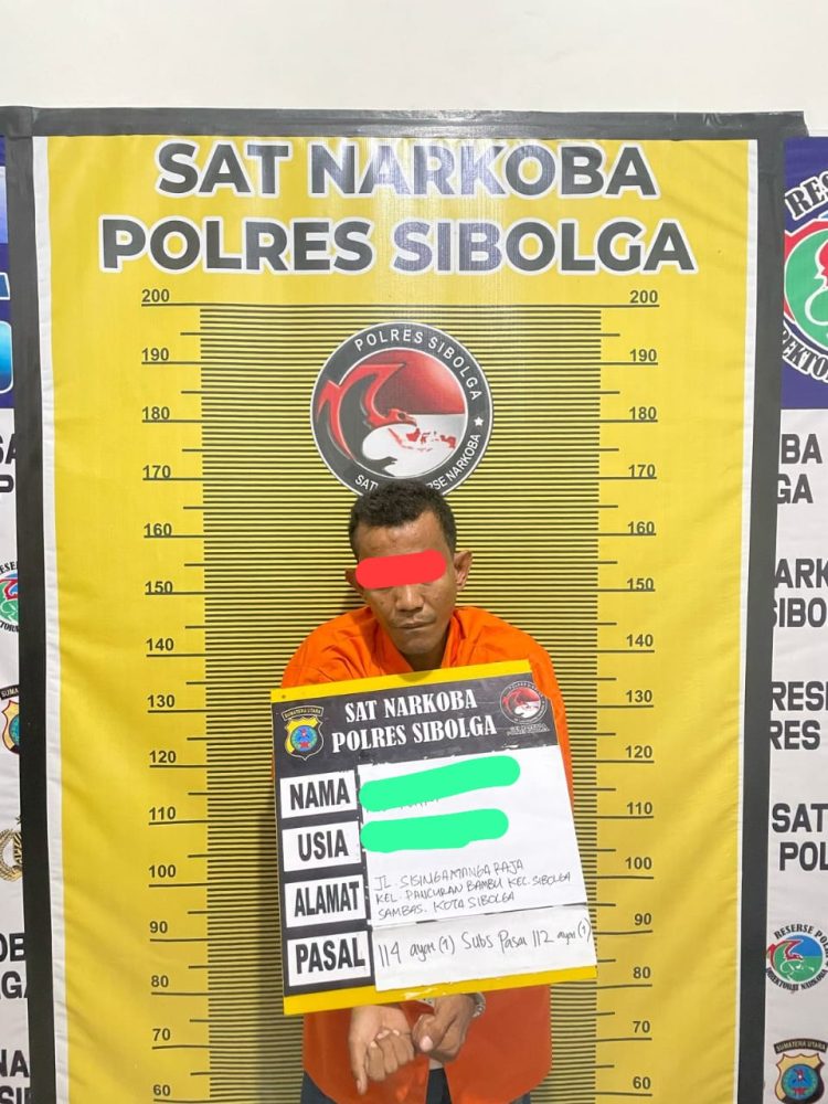 Polres Sibolga Tangkap Residivis Pemilik Sabu