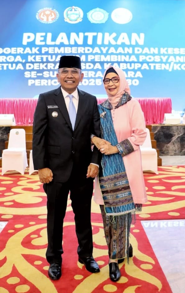 Ny Darmawati Anton Achmad Saragih Dilantik Sebagai Ketua TP PKK Kabupaten Simalungun Periode 2025-2030