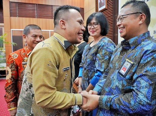 Hadiri Sertijab Kepala BPK Perwakilan Sumut, Wakil Bupati Simalungun Benny Gusman Sinaga Apresiasi BPK Dalam Pengawasan Pengelolaan Keuangan Daerah