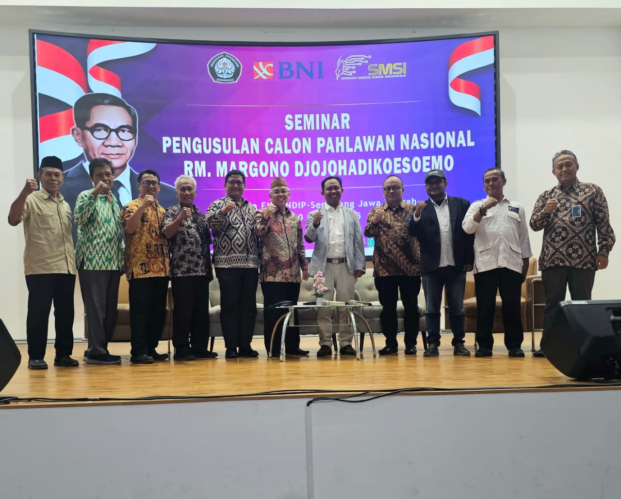 BNI 46 Dukung SMSI Pengusulan RM Margono Djojohadikusumo sebagai Pahlawan Nasional