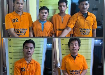 5 Mahasiswa Akper Pemkab Taput Dan 1 Pengedar Diringkus Polisi Saat Asyik Pesta Narkoba
