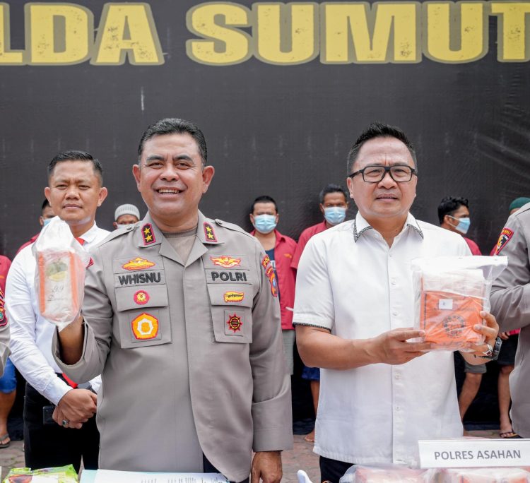 Sepekan, Polda Sumut Berhasil Tangkap 130 Tersangka Kasus Narkoba