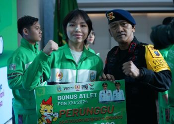 Pemberian Bonus Atlet PON XXI/2024 dan Peparnas XVII/2024, Komandan Satuan Brimob Polda Sumut Apresiasi Atlet Yang Mengharumkan Nama Sumut