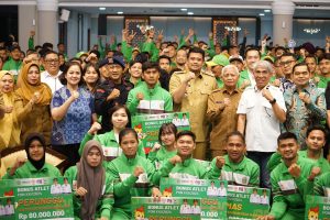 Pemberian Bonus Atlet PON XXI/2024 dan Peparnas XVII/2024, Komandan Satuan Brimob Polda Sumut Apresiasi Atlet Yang Mengharumkan Nama Sumut