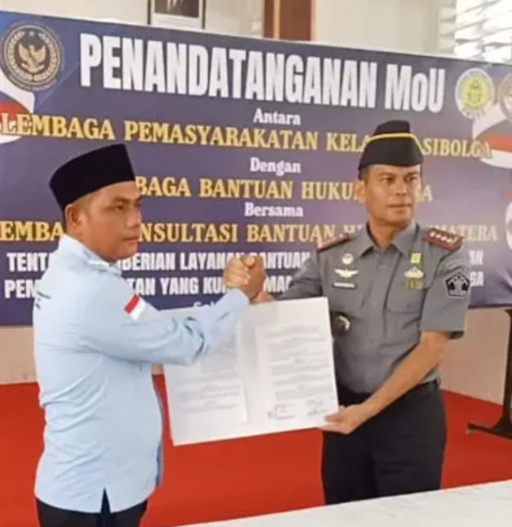 Kalapas Sibolga Gandeng LKBH Sumatera Posbakum Bagi Warga Binaan