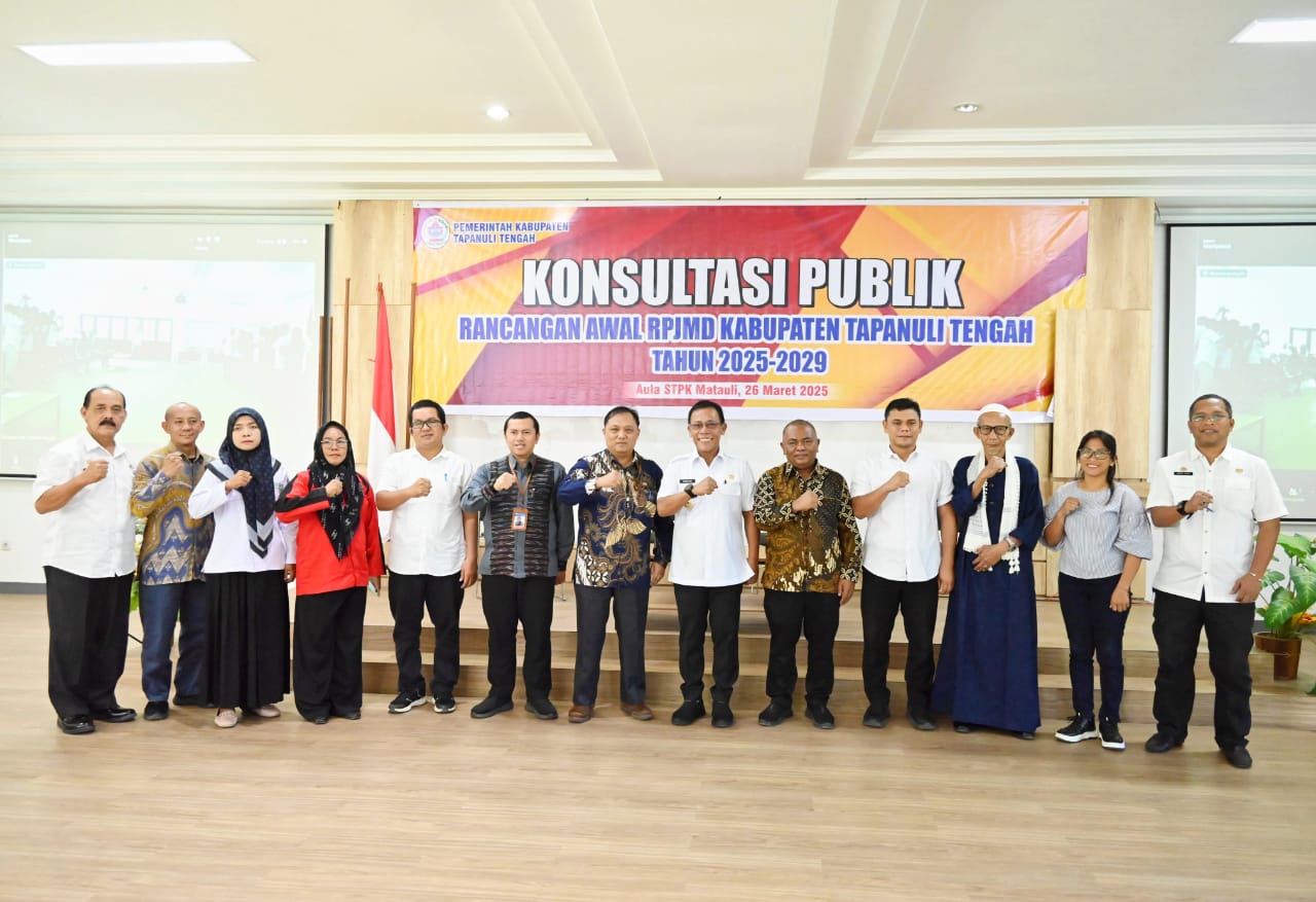 Buka Konsultasi RPJMD, Bupati Tapteng  Berkomitmen Wujudkan Tapteng Naik Kelas, Adil Untuk Semua