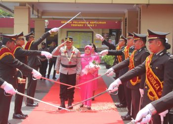Penyambutan Dan Pelepasan Kapolres Sibolga AKBP Eddy Inganta Dan AKBP Achamd Fauzy