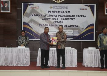 Bupati Pakpak Bharat Serahkan LKPD TA2024 ke BPK RI Perwakilan Sumut 