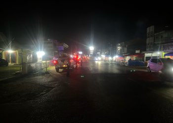Operasi Ketupat Krakatau 2025, Satlantas Polres Way Kanan Gelar Patroli dan Sosialisasi Layanan 110 di Baradatu