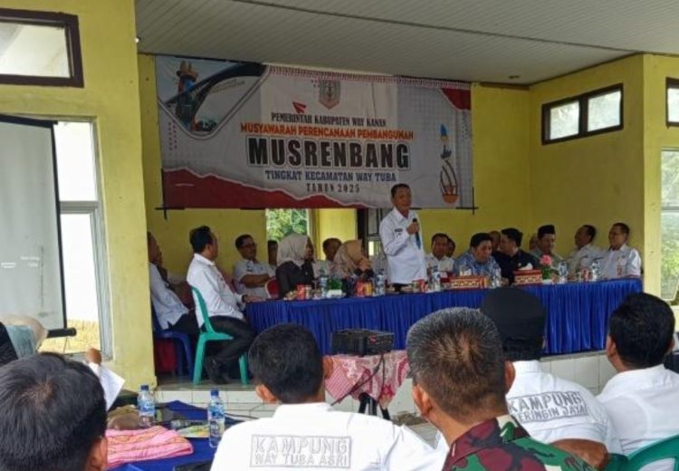 Pemerintah Kabupaten Way Kanan Gelar Musrenbang Tingkat Kecamatan Way Tuba
