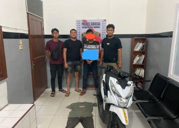 Pria Asal Nisel Dibekuk Tim Opsnal Sat Reskrim Polres Sibolga Curi Sepeda Motor
