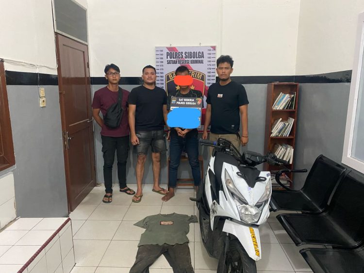 Pria Asal Nisel Dibekuk Tim Opsnal Sat Reskrim Polres Sibolga Curi Sepeda Motor