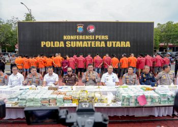 Polda Sumut Ungkap 517 Kasus Narkoba, Selamatkan Lebih dari 1 Juta Jiwa