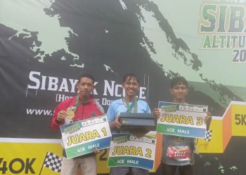 Pratu Ongki Berhasil Raih Juara 1 Pada Lari 40 K Sibayak Altitude Run 2025
