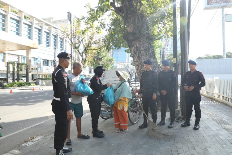 Dansat Brimob Polda Sumut: "Minggu Kasih Wujud Nyata Dari Pengabdian Polri ke Masyarakat"
