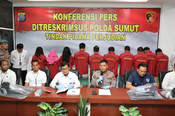 Konferensi Pers Polda Sumut (Photo Istimewa)