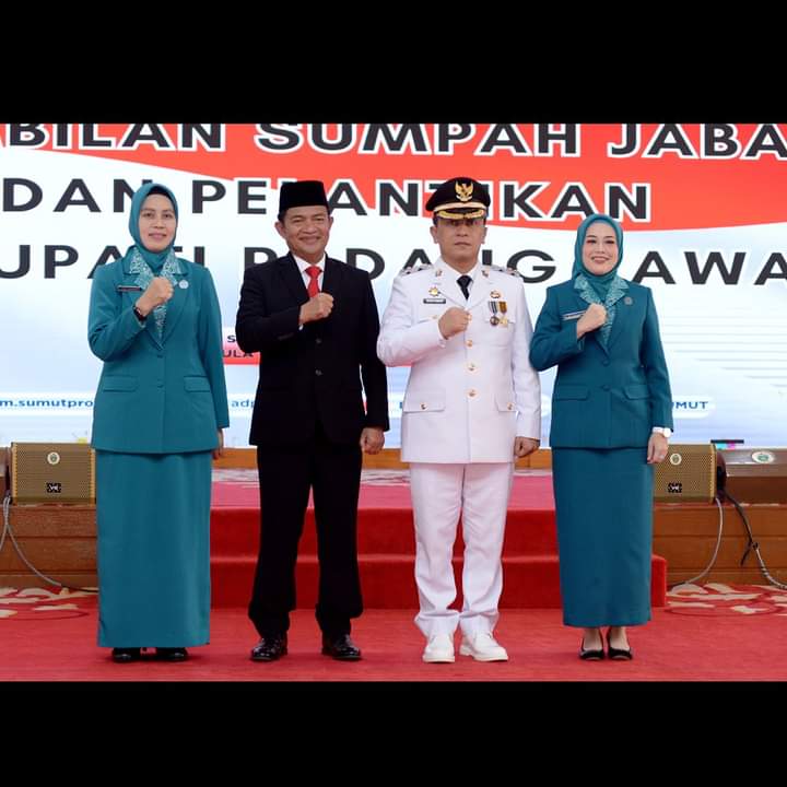 Penjabat Gubernur dan Penjabat Ketua TP PKK Sumut dan Pj Bupati dan Pj Ketua TP PKK Paluta