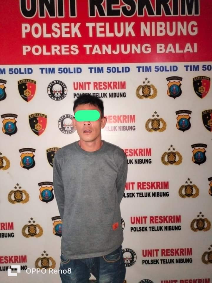 Tersangka AW alias T (dok Polres Tanjung Balai)
