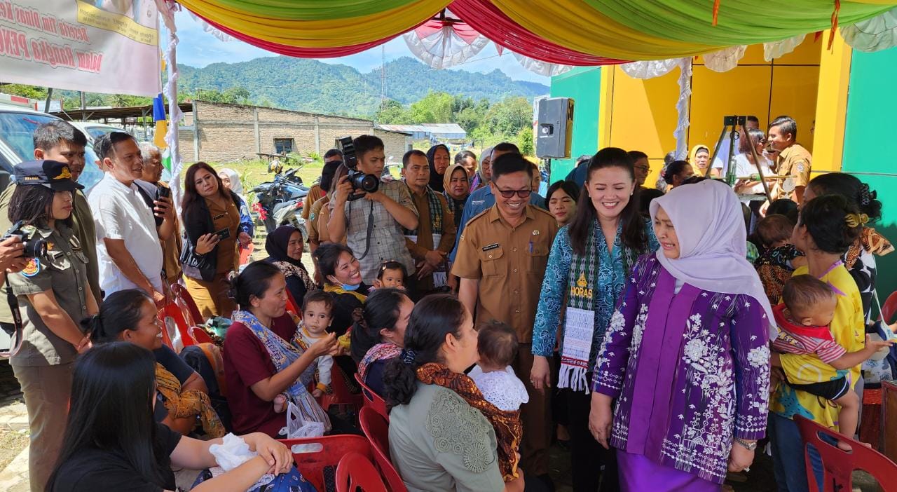 Kegiatan IVA Test ini turut dihadiri Ketua TP PKK Sumatera Utara Nawal Edy Rahmayadi