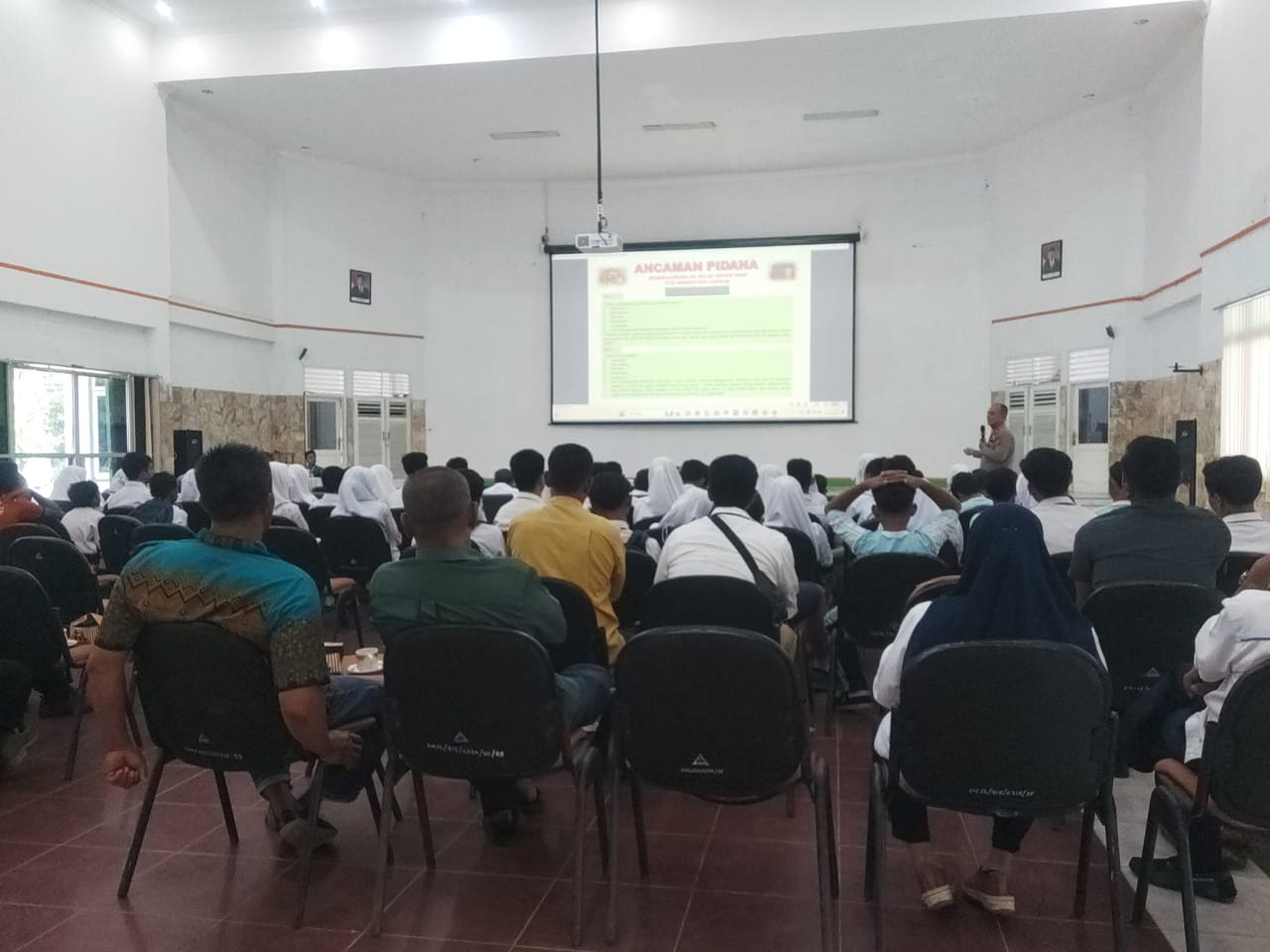 Sosialisasi bahaya narkoba Kecamatan Jawa Maraja Bah Jambi (photo ist)