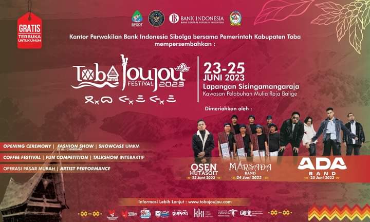 Toba Joujou Festival akan dilaksanakan pada 23-25 Juni.