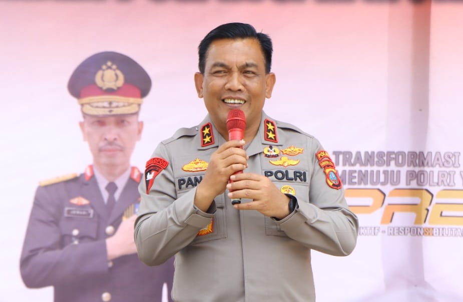 Irjen Pol RZ Panca Putra ucapkan terimakasih karena Pemkab Simalungun mendukung terbangunnya gedung baru Makopolsek Parapat (ist)