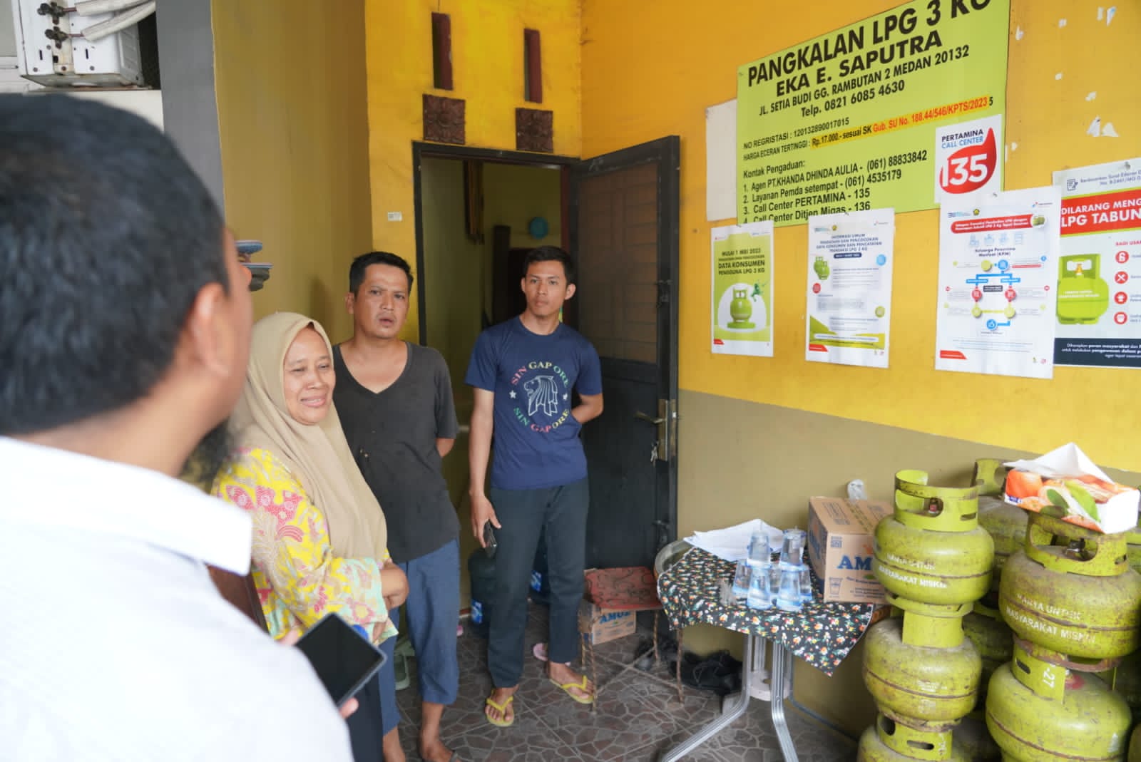 LPG Tabung 3 Kg yang akan dibagikan kepada masyarakat