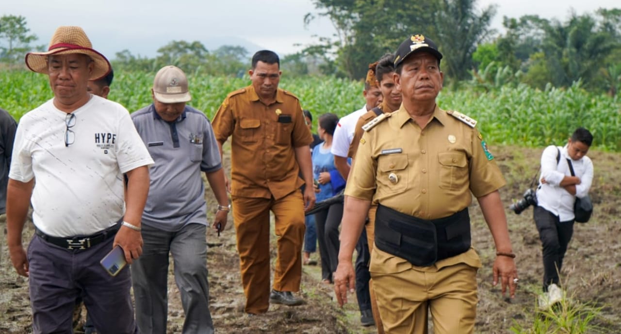 Bupati Radiapoh tinjau mata air