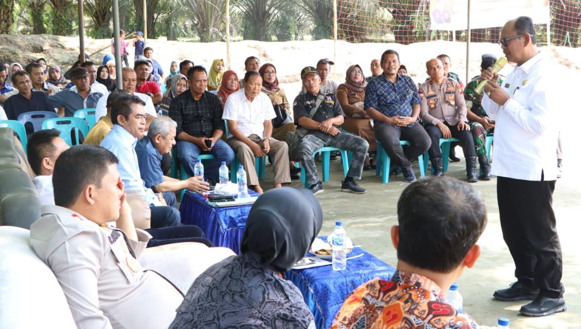 H Zonny Waldi saat sambutan
