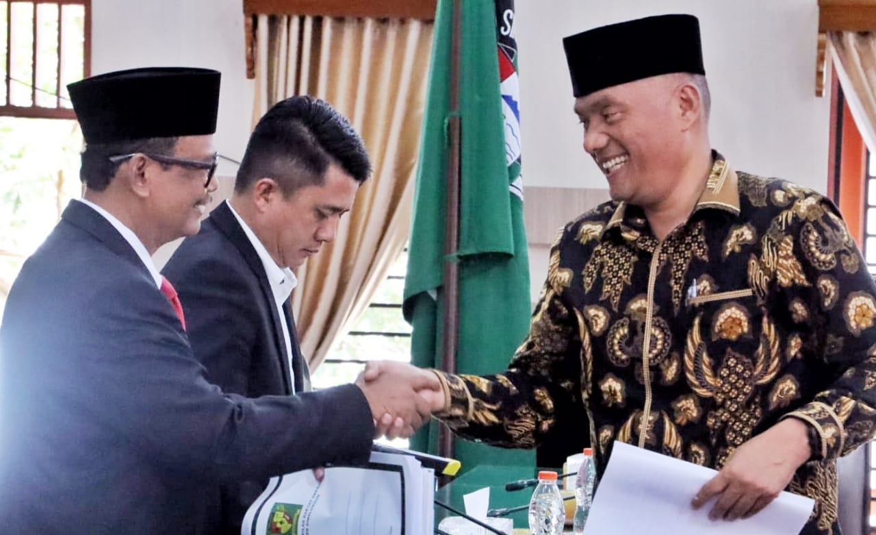 Kegiatan penyampaian Nota Pengantar Ranperda Tentang APBD TA 2024