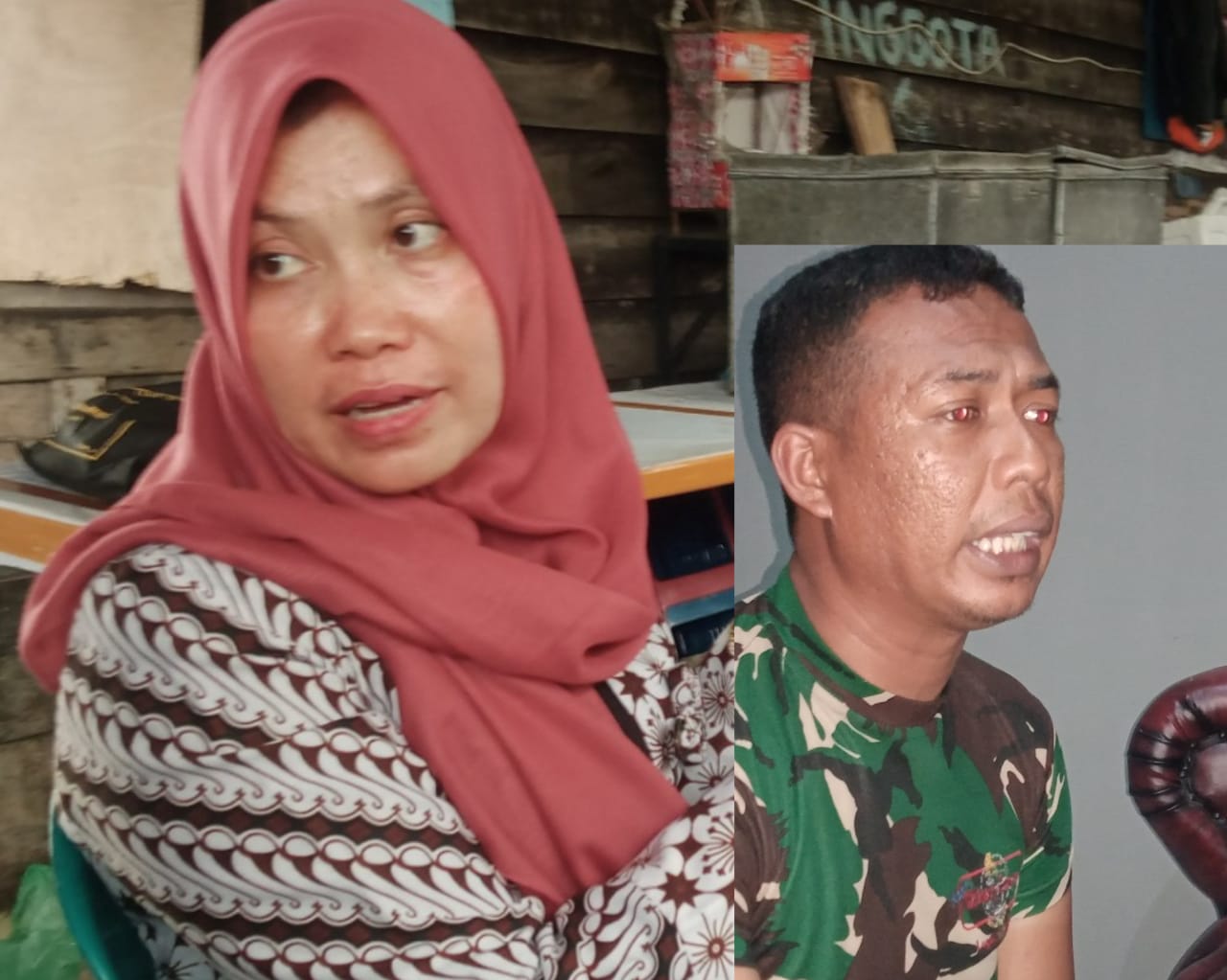 Ketua Himpunan Nelayan Seluruh Indonesia (HNSI) Kota Sibolga, Azlinda Hutagalung dan Letda Laut (H) Wahyudi Gusri, SH. Paur Luhkum Diskum Lantamal II Pandang.(dhi)