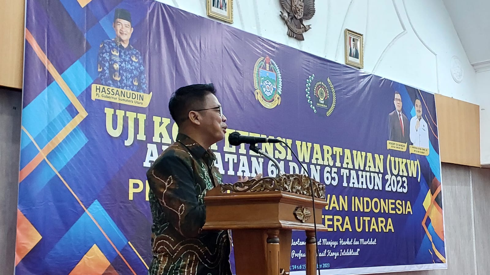 Direktur Uji Kompetensi Wartawan (UKW) Firdaus Komar