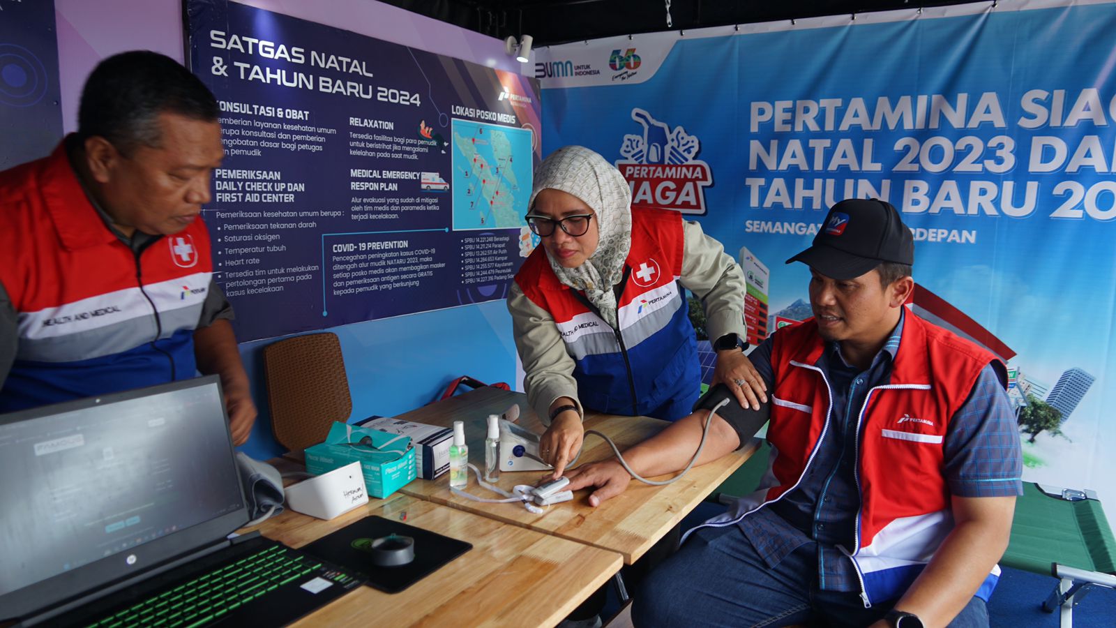 Pertamina Siagakan Posko dibeberapa titik SPBU. ( ist)