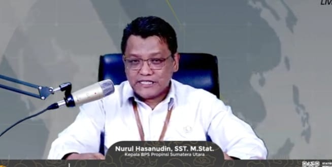 Kepala Badan Pusat Statistik Wilayah Sumut, Nurul Hasanudin ( ist)